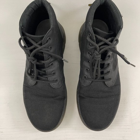 Dr Doc Martens Bonny Black Lace Up Boots Air Wair Bouncing Soles Men's Size 10 - Picture 9 of 16